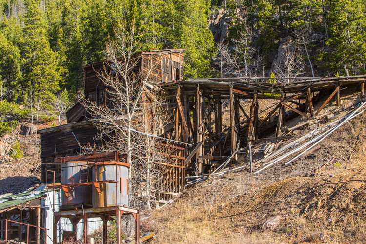 Old mine in Neihart, Montana (Photo by Steve Akre)