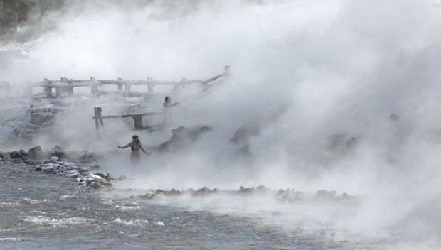 boiling river Montana