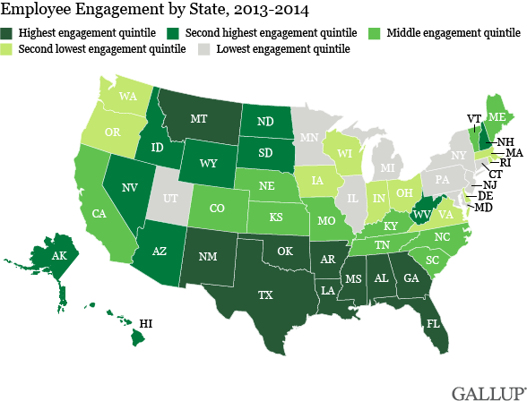 Montana employment map