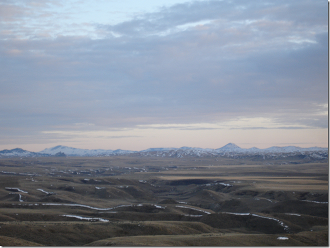 View from the highest point on the Flat Broke Ranch