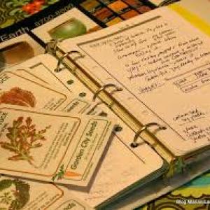 journaling a garden